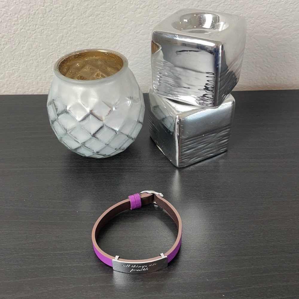 Boutique Silver All Things Are Possible Bracelet